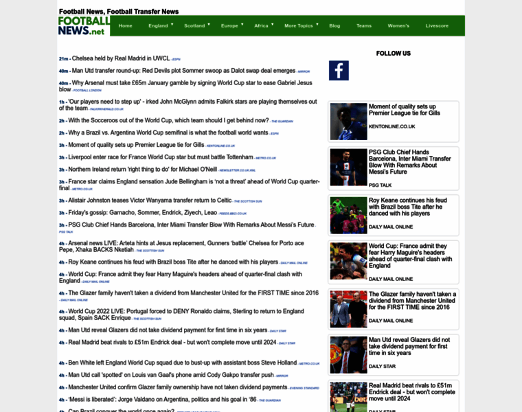 Soccerlive.news thumbnail