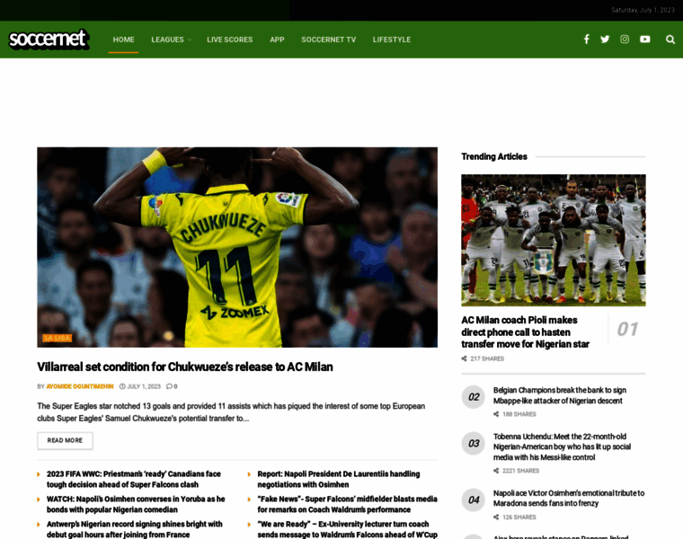 Soccernet.com.ng thumbnail