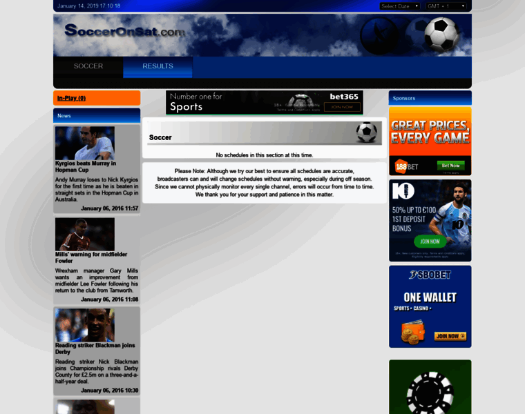 Socceronsat.com thumbnail
