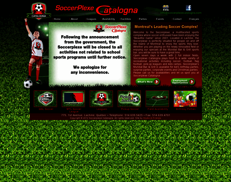 Soccerplexecatalogna.com thumbnail