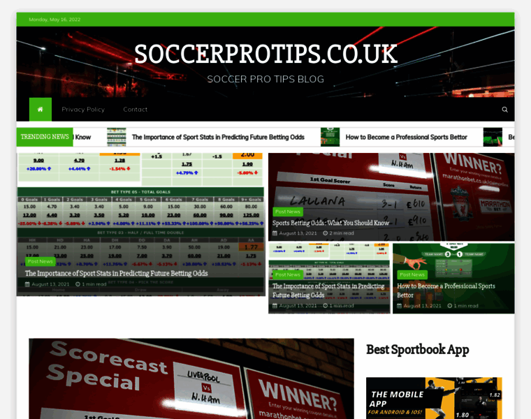 Soccerprotips.co.uk thumbnail