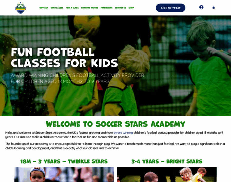 Soccerstarsacademy.co.uk thumbnail