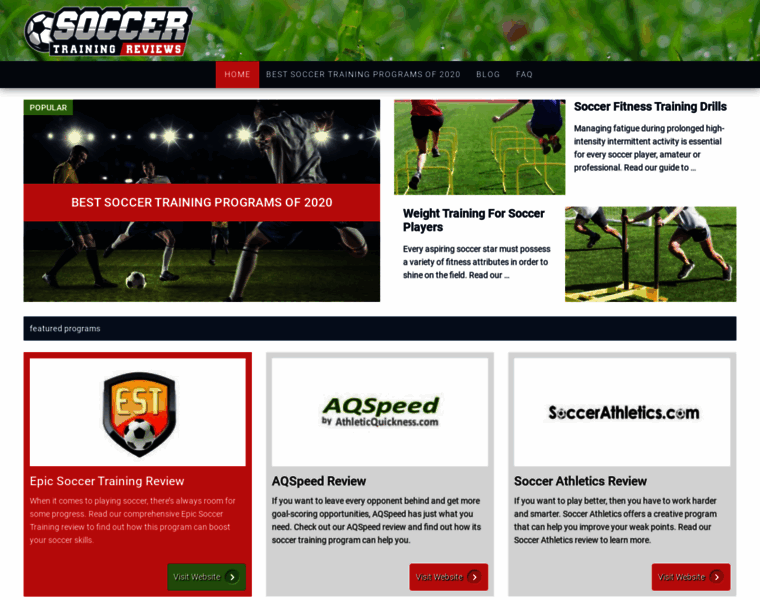 Soccertrainingreviews.com thumbnail
