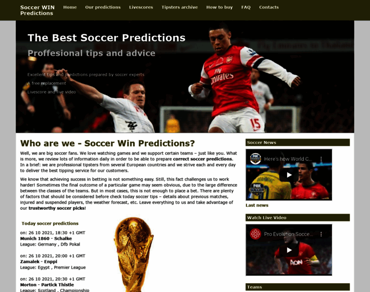 Soccerwinpredictions.com thumbnail