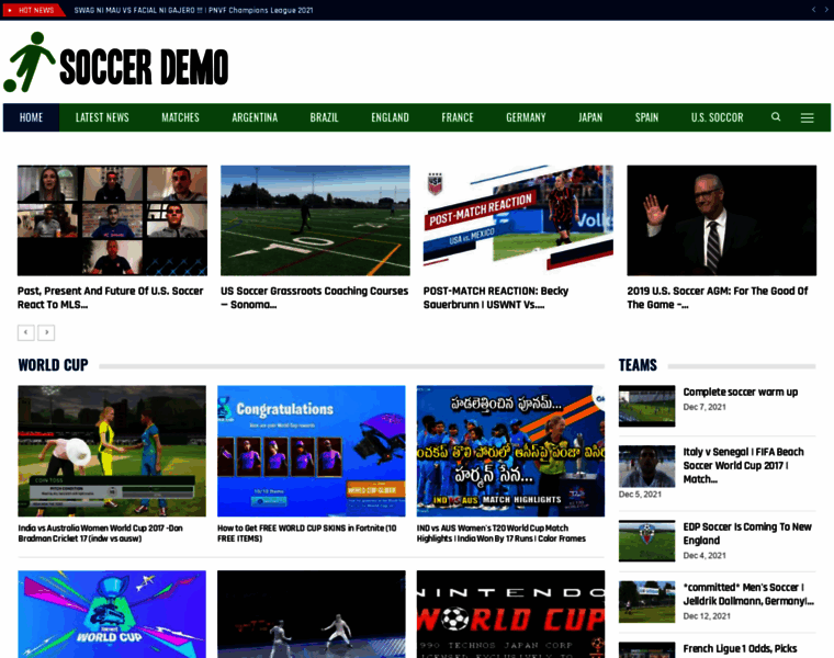 Soccerworld.site thumbnail
