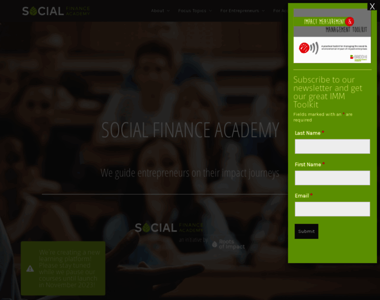Social-finance-academy.org thumbnail