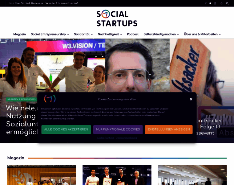 Social-startups.de thumbnail