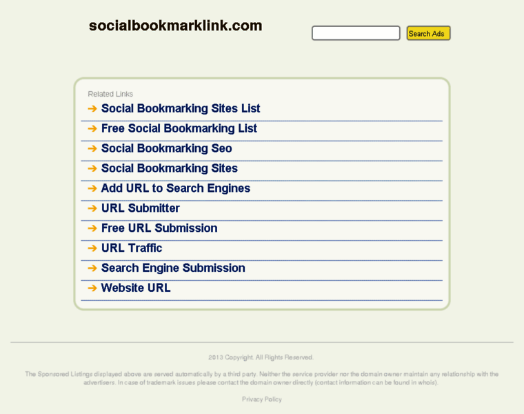 Socialbookmarklink.com thumbnail