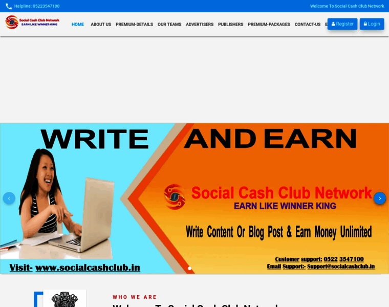 Socialcashclub.in thumbnail
