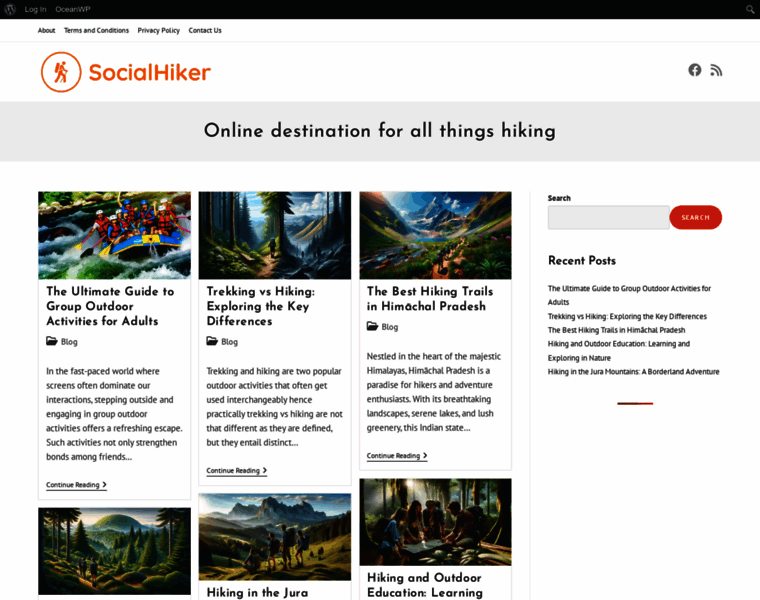 Socialhiker.com thumbnail