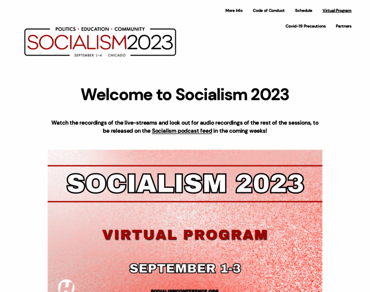 Socialismconference.org thumbnail