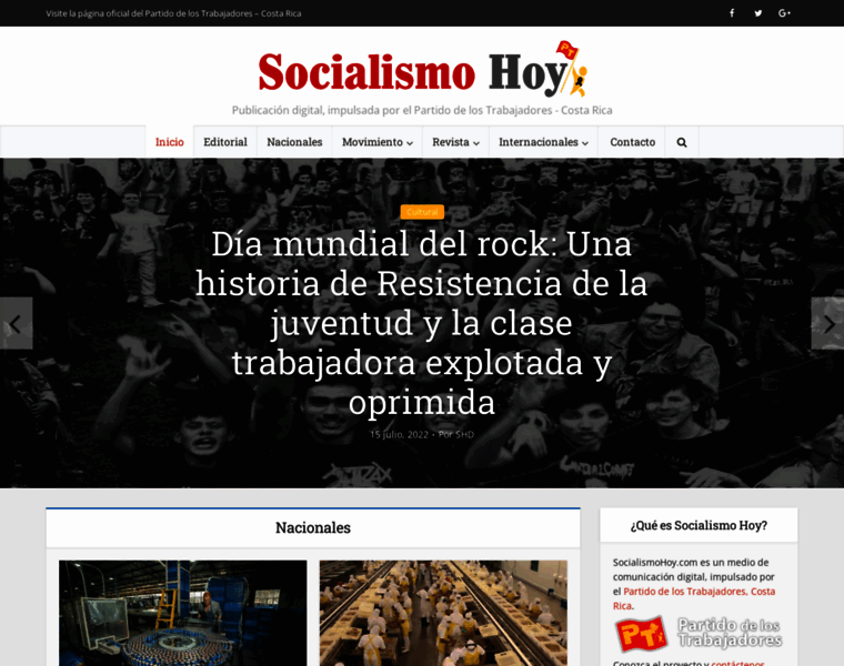 Socialismohoy.com thumbnail