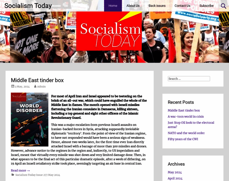 Socialismtoday.org thumbnail