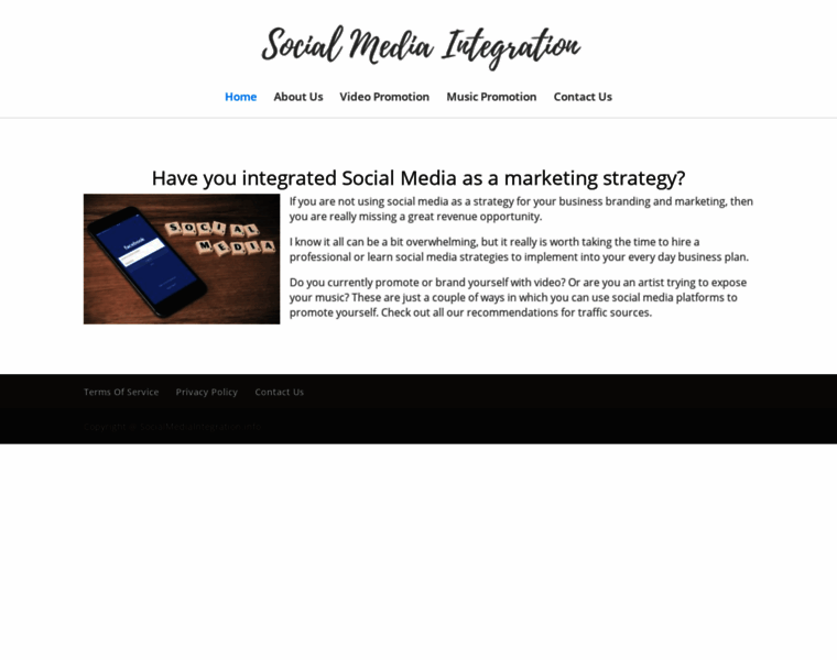 Socialmediaintegration.info thumbnail