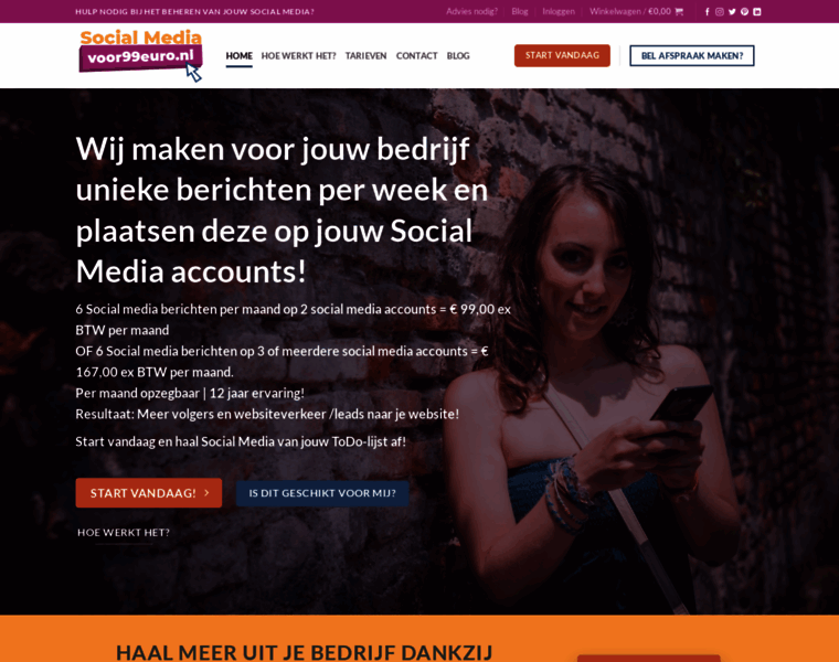 Socialmediavoor99euro.nl thumbnail
