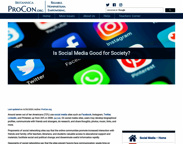 Socialnetworking.procon.org thumbnail