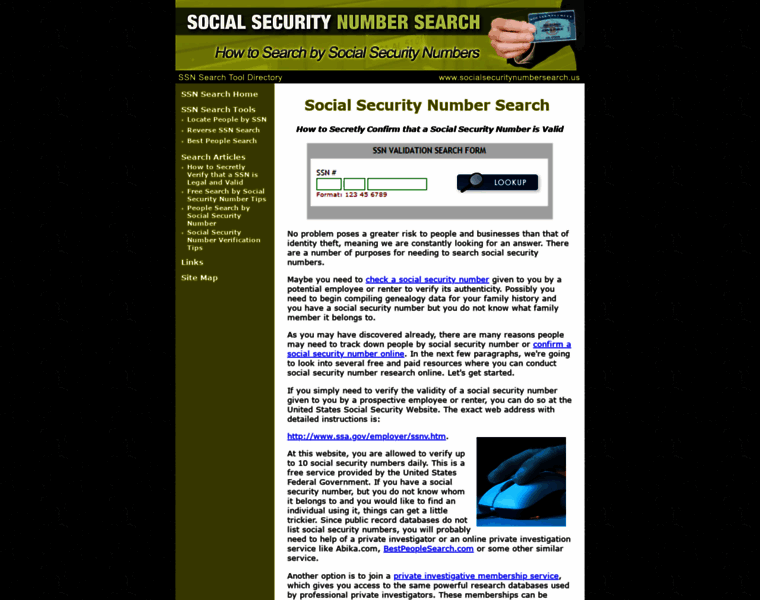 Socialsecuritynumbersearch.us thumbnail