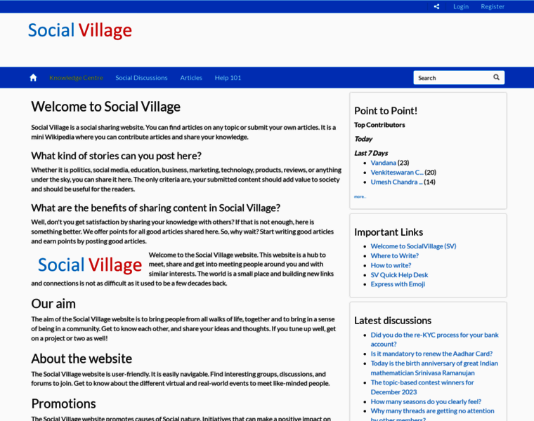 Socialvillage.in thumbnail