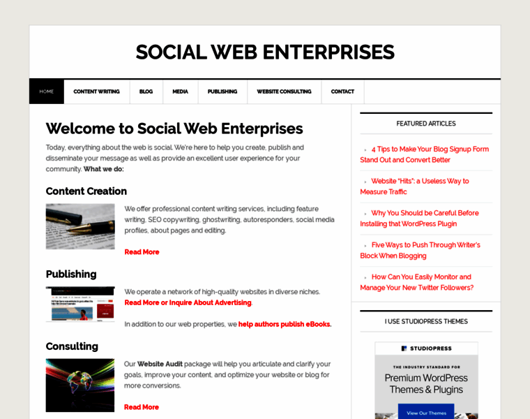 Socialwebenterprises.com thumbnail