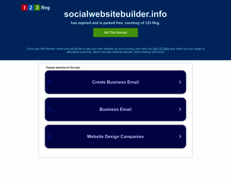 Socialwebsitebuilder.info thumbnail
