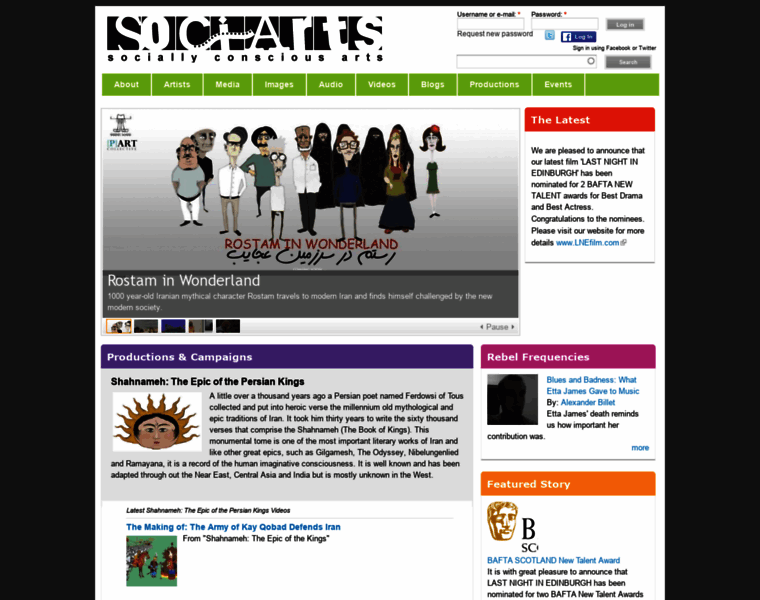 Sociarts.com thumbnail
