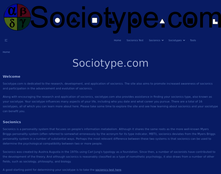 Sociotype.com thumbnail