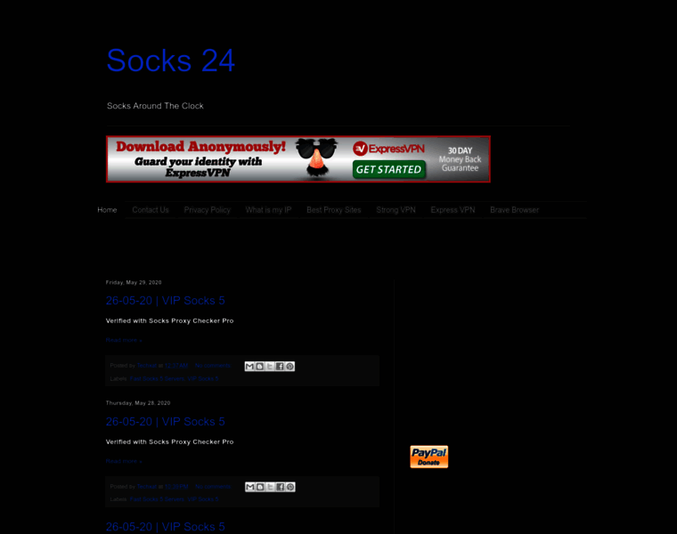 Socks24.org thumbnail