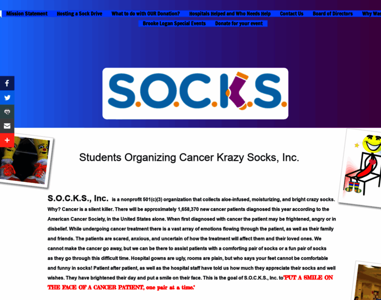 Socks4cancer.com thumbnail