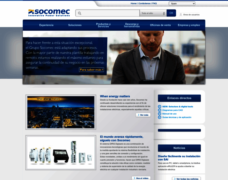 Socomec.es thumbnail