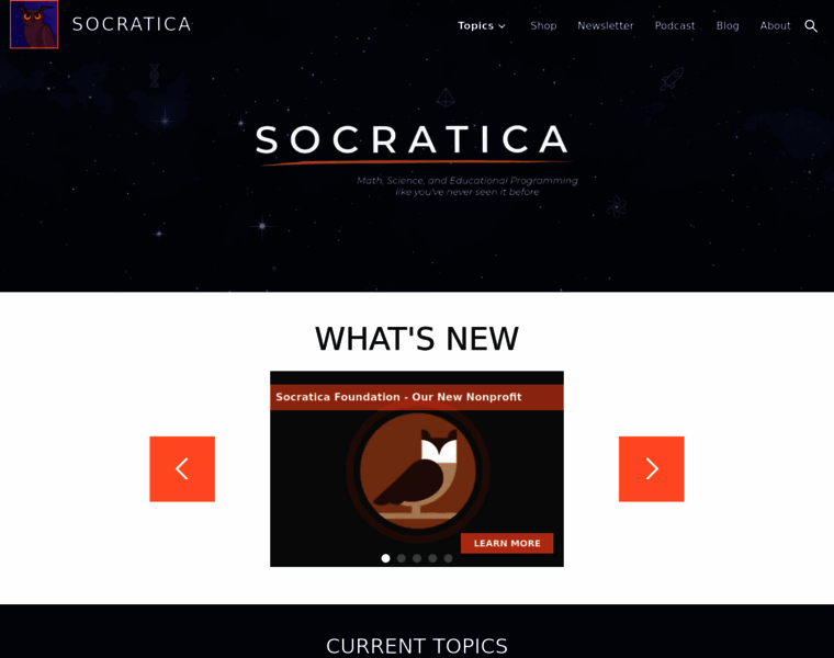 Socratica.com thumbnail