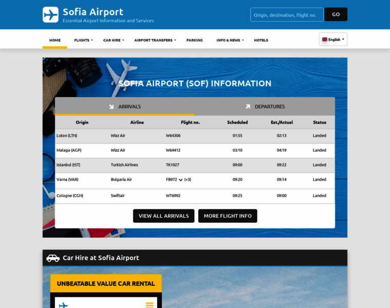 Sofiaairport.net thumbnail