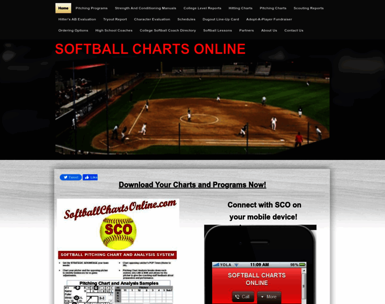 Softballchartsonline.com thumbnail