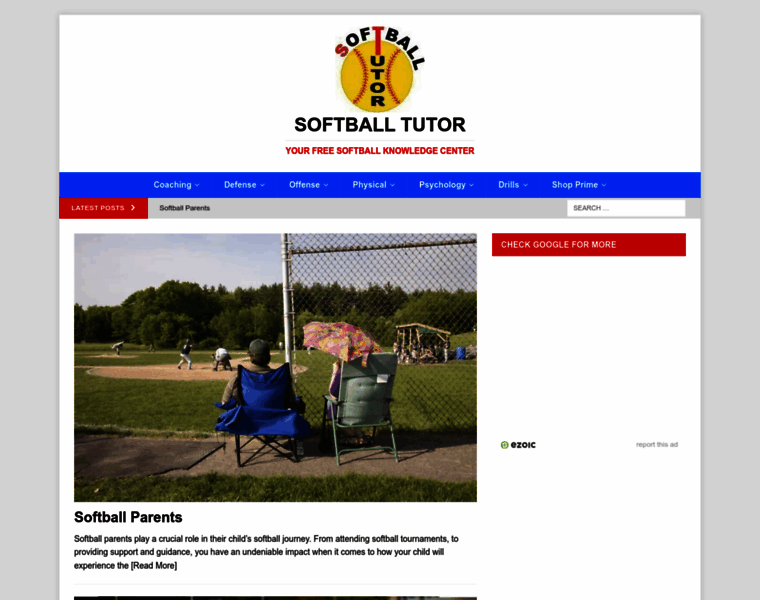 Softballtutor.com thumbnail