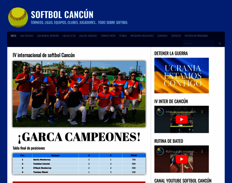 Softbolcancun.com thumbnail
