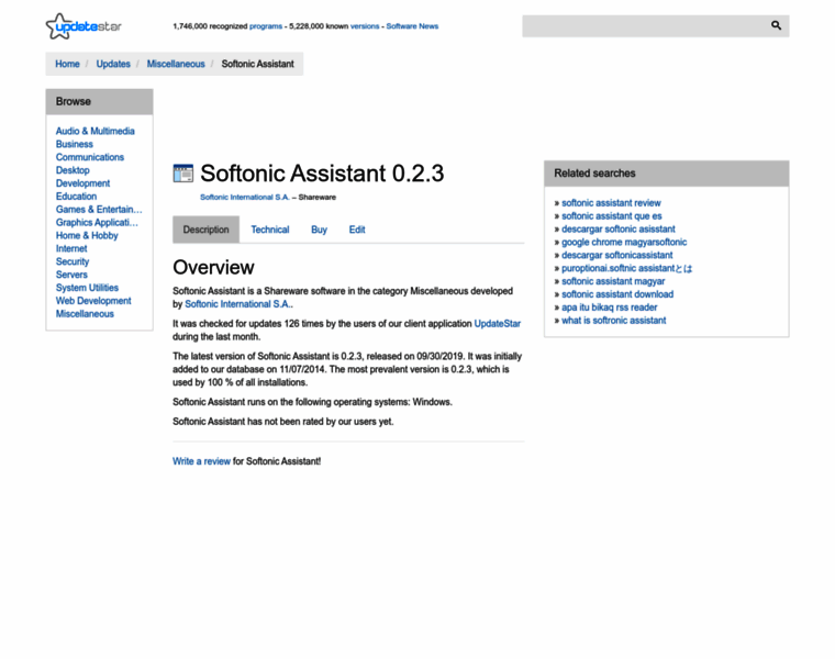 Softonic-assistant.updatestar.com thumbnail