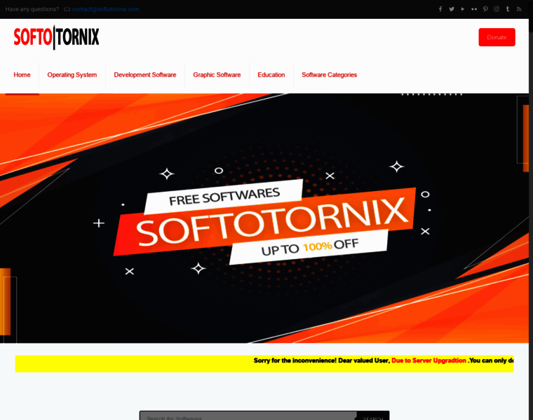 Softotornix.com thumbnail