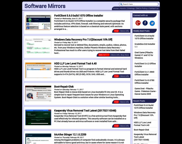 Software-mirrors.com thumbnail