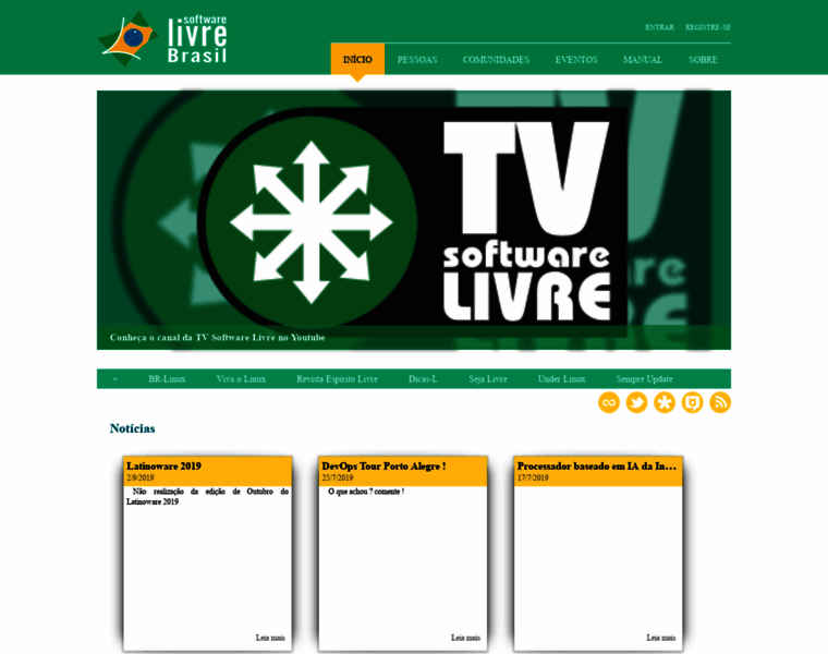 Softwarelivre.org thumbnail