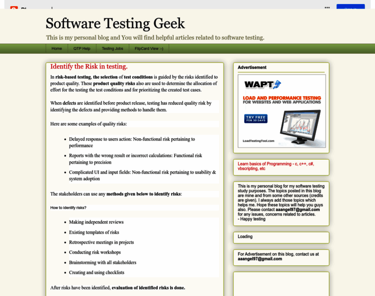 Softwaretestinggeek.com thumbnail