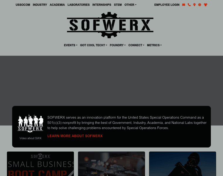 Sofwerx.org thumbnail