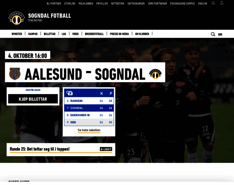 Sogndalfotball.no thumbnail Sogndalfotball.no thumbnail