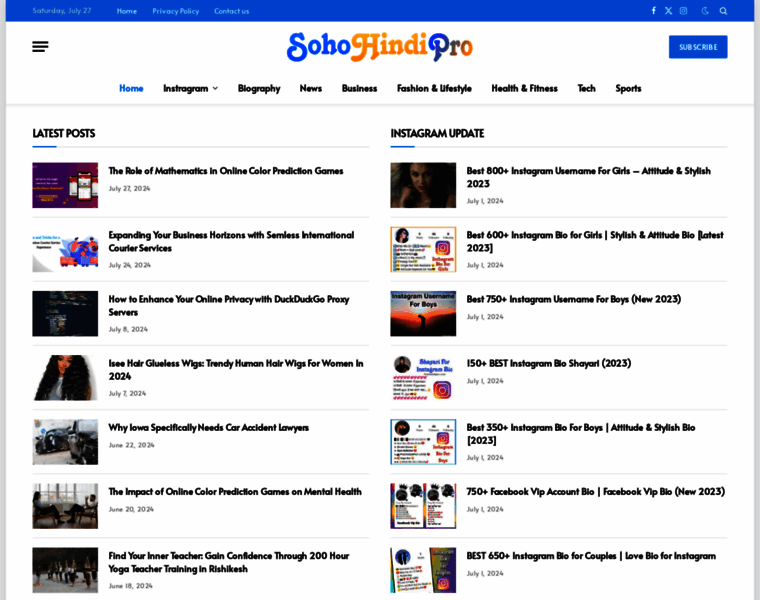 Sohohindipro.org thumbnail Sohohindipro.org thumbnail