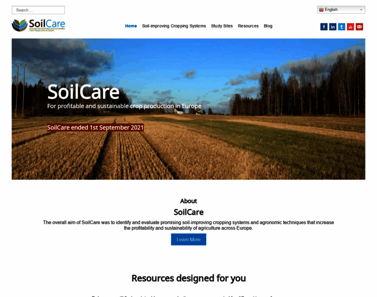 Soilcare-project.eu thumbnail