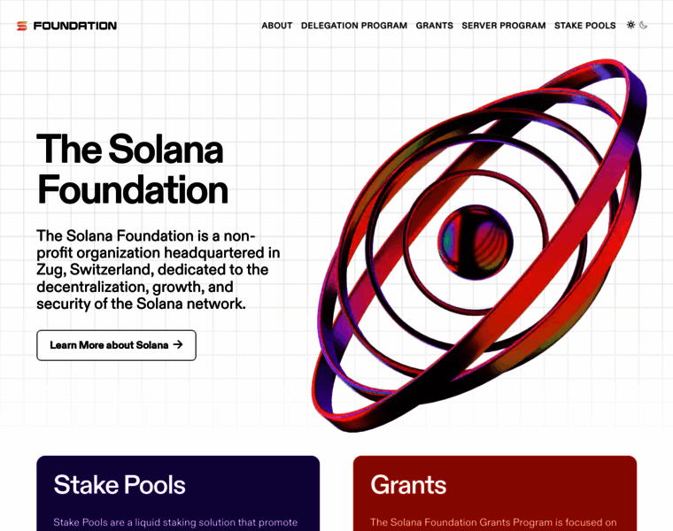 Solana.foundation thumbnail
