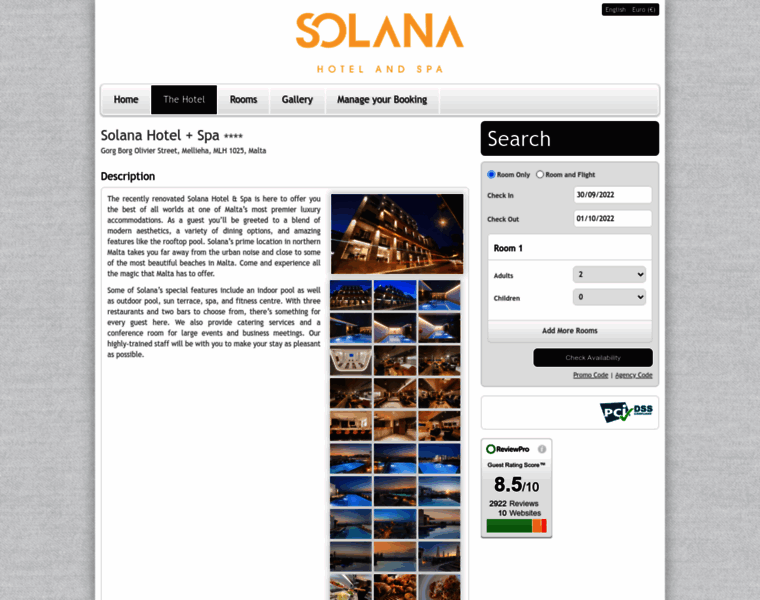 Solanahotel.direct-reservation.net thumbnail