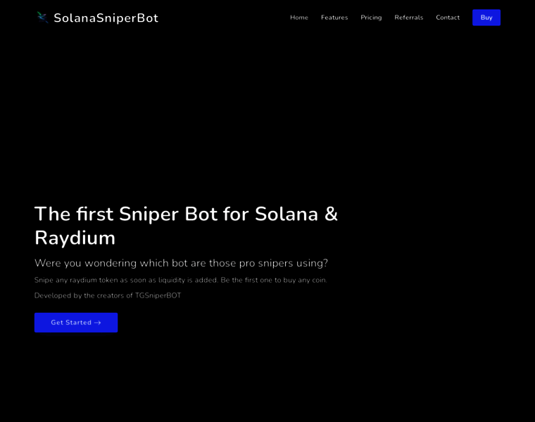 Solanasniperbot.com thumbnail