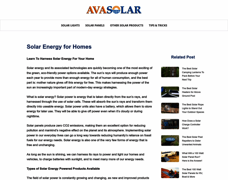 Solar-energy-for-homes.com thumbnail