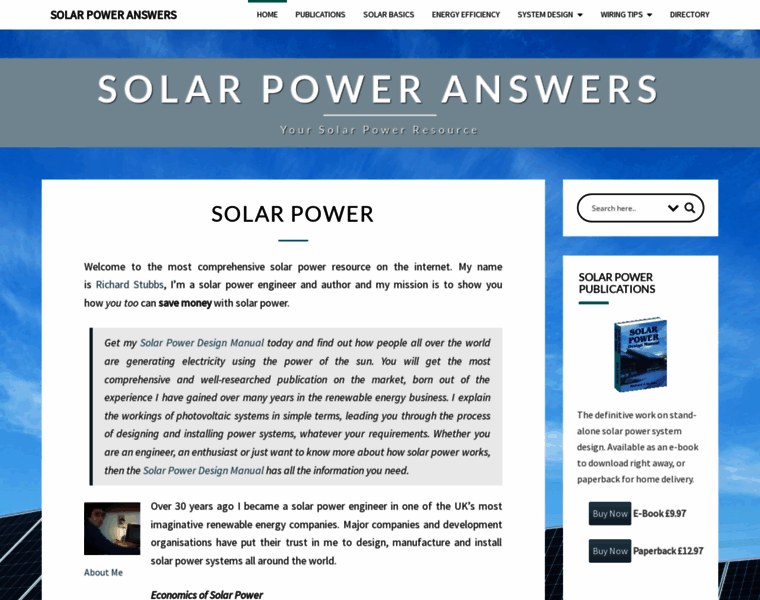Solar-power-answers.co.uk thumbnail