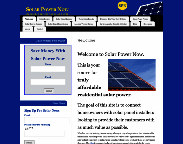 Solar-power-now.com thumbnail