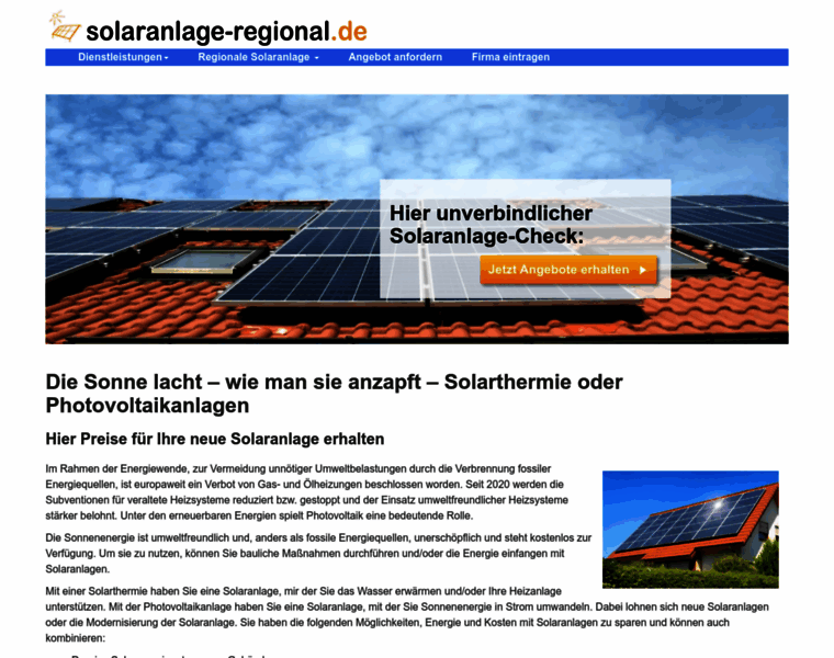 Solaranlage-regional.de thumbnail